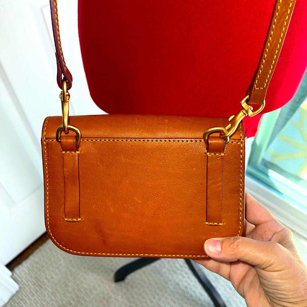 Dooney & Bourke Natural Florentine Convertible Belt Bag Crossbody - Picture 6 of 7